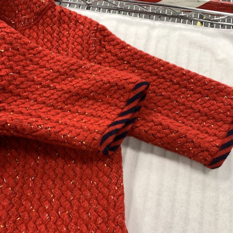 Gucci Gucci Red Knit Button Dress Size S Size S / US 4 / IT 40 - 8 Thumbnail