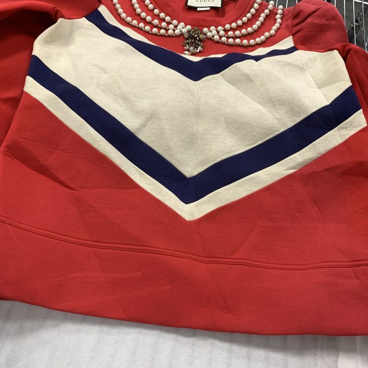 Gucci Gucci Pearl Embellished Sweatshirt Size M Size M / US 6-8 / IT 42-44 - 7 Thumbnail