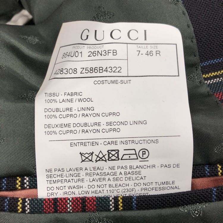 Gucci Gucci Plaid Suit Size 36R Size 36R - 4 Thumbnail