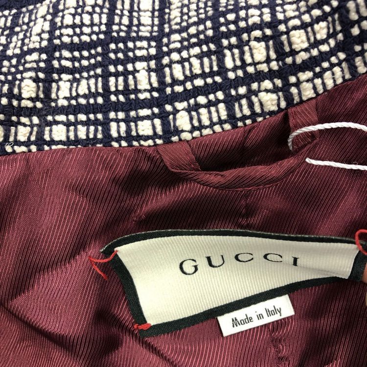 Gucci Gucci Tweed Check Jacket Size 42 Size M / US 6-8 / IT 42-44 - 11 Thumbnail