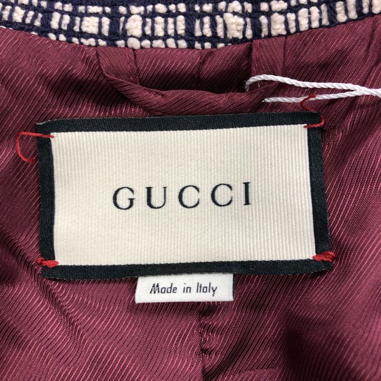 Gucci Gucci Tweed Check Jacket Size 42 Size M / US 6-8 / IT 42-44 - 3 Thumbnail