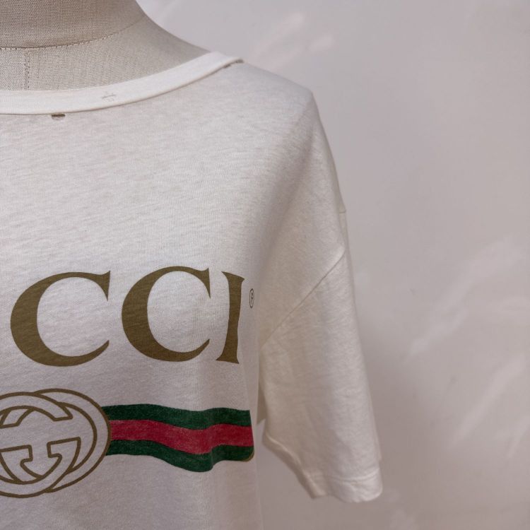 Gucci Gucci Flower Logo Print T-Shirt Size XS Size US XS / EU 42 / 0 - 9 Thumbnail