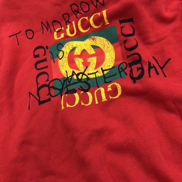 Gucci Gucci Logo Print Sweatshirt Size S Size US S / EU 44-46 / 1 - 7 Thumbnail