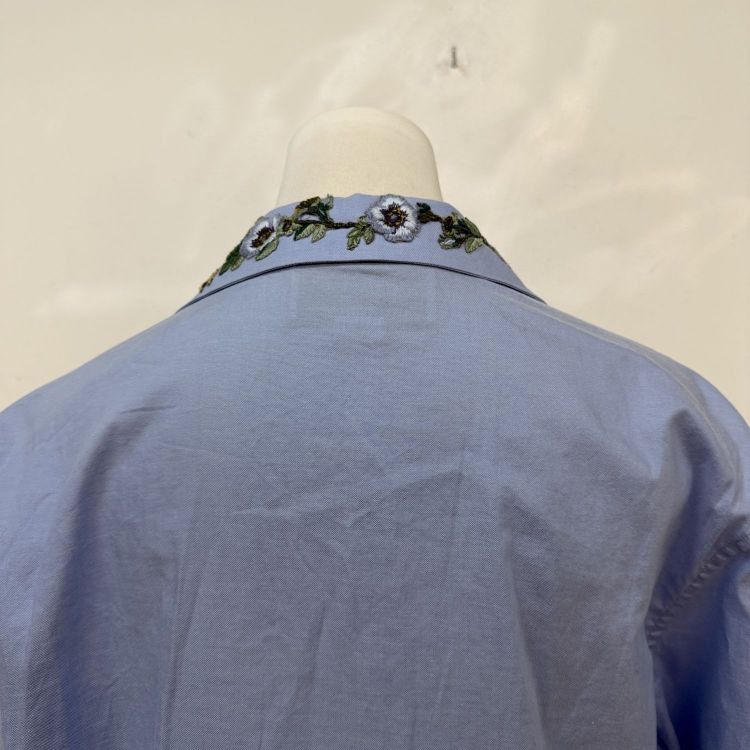 Gucci Gucci Floral Embroidered Button Up Shirt Size 48 Size US M / EU 48-50 / 2 - 10 Thumbnail