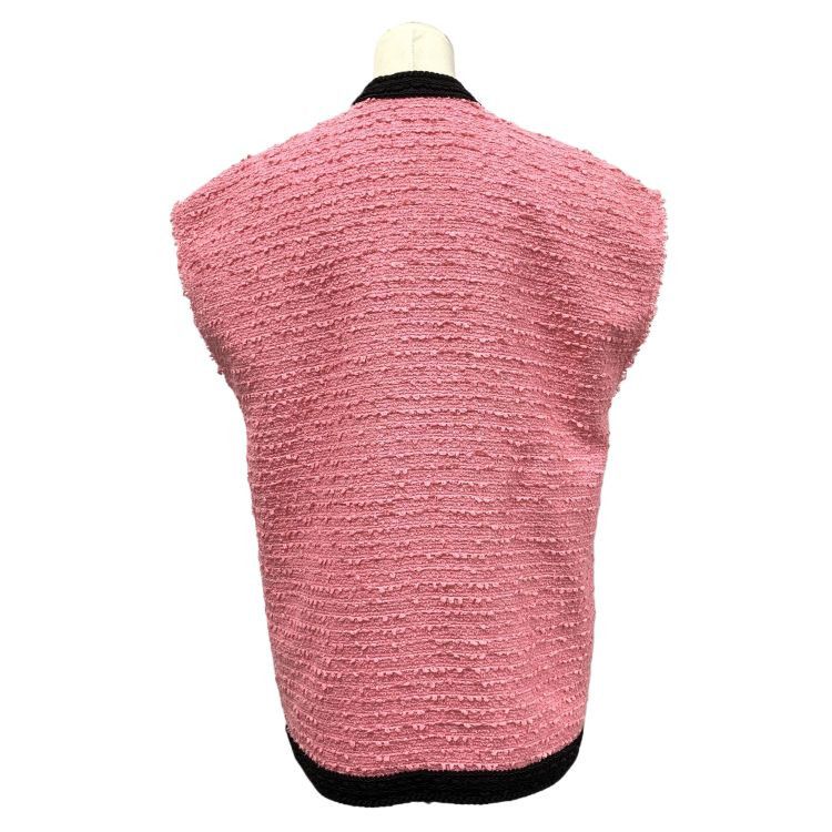 Gucci Gucci Pink Cotton Blend Vest Size 38 Size XS / US 0-2 / IT 36-38 - 2 Thumbnail