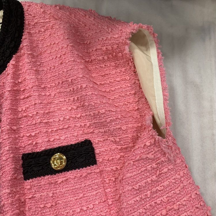 Gucci Gucci Pink Cotton Blend Vest Size 38 Size XS / US 0-2 / IT 36-38 - 6 Thumbnail