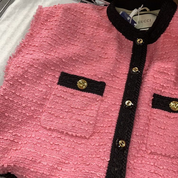 Gucci Gucci Pink Cotton Blend Vest Size 38 Size XS / US 0-2 / IT 36-38 - 7 Thumbnail