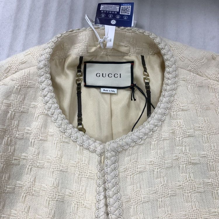 Gucci Gucci Textured Braided Jacket Size 42 Size M / US 6-8 / IT 42-44 - 8 Thumbnail