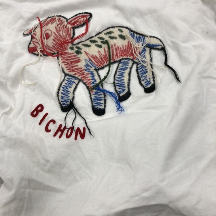 Gucci Gucci Bichon Embroidery T-Shirt Size M Size US M / EU 48-50 / 2 - 6 Thumbnail