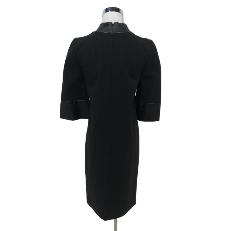 Gucci Gucci Leather Trim Midi Dress S Size S / US 4 / IT 40 - 2 Thumbnail