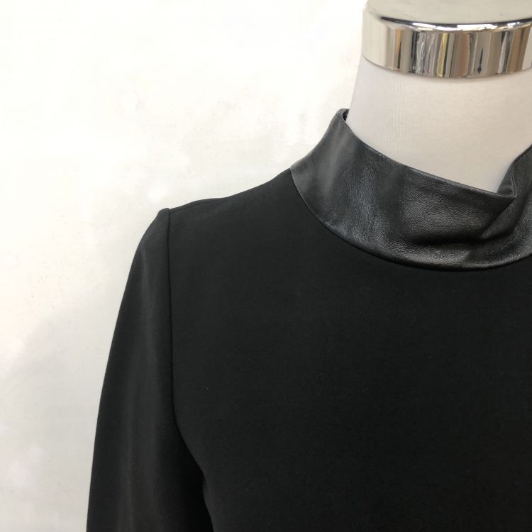 Gucci Gucci Leather Trim Midi Dress S Size S / US 4 / IT 40 - 6 Thumbnail