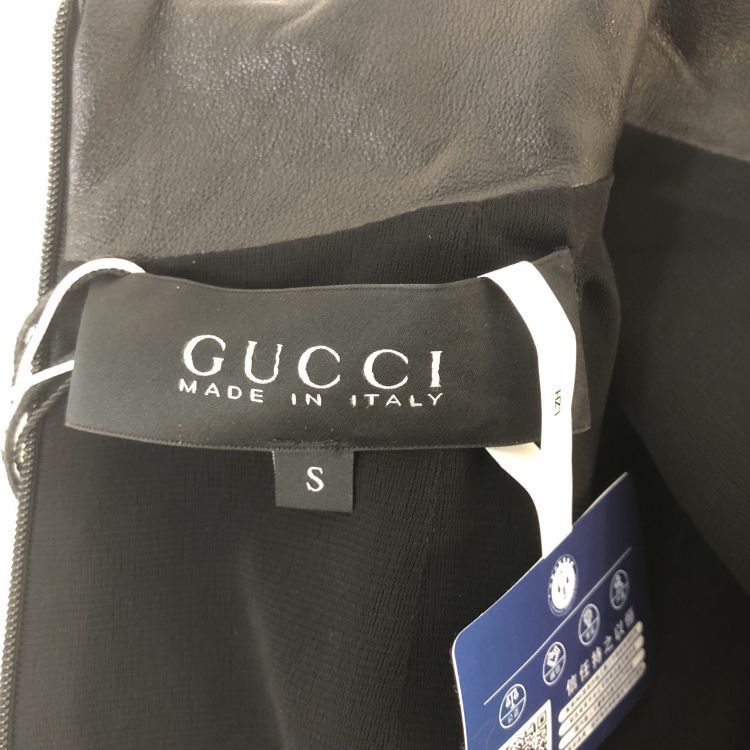 Gucci Gucci Leather Trim Midi Dress S Size S / US 4 / IT 40 - 3 Thumbnail