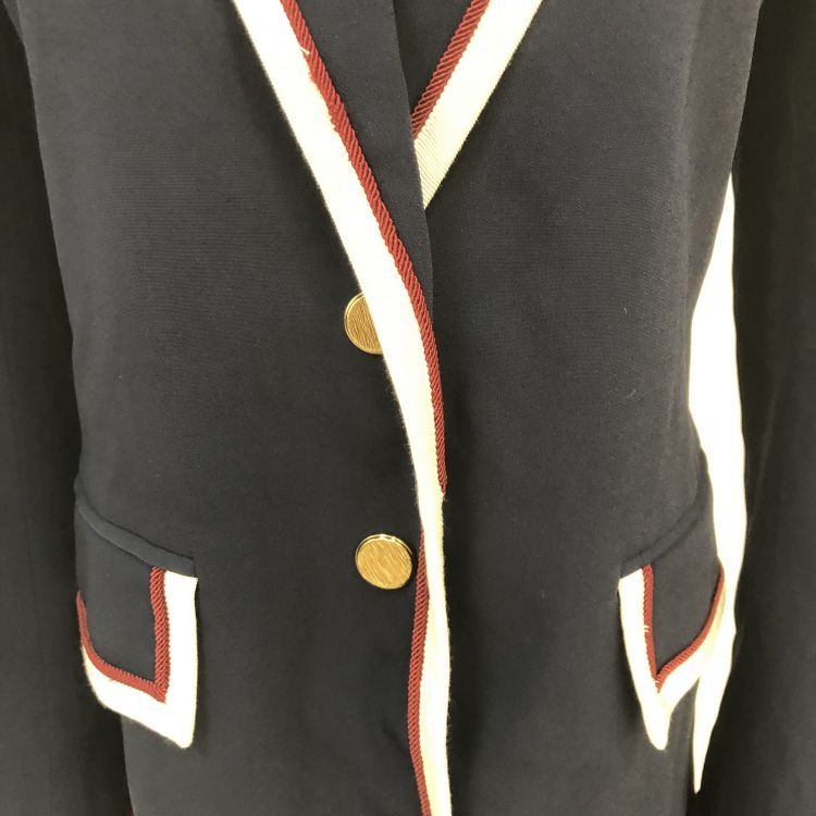 Gucci Gucci Navy Trimmed Blazer Size 38 Size XS / US 0-2 / IT 36-38 - 6 Thumbnail
