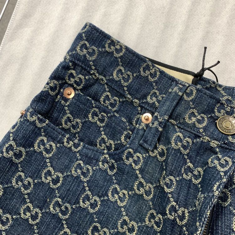 Gucci Gucci GG Monogram Jeans Size 26 Size 26" / US 2 / IT 38 - 7 Thumbnail