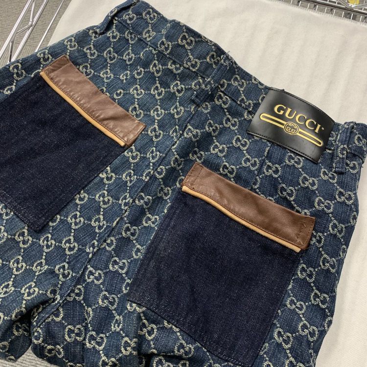 Gucci Gucci GG Monogram Jeans Size 26 Size 26" / US 2 / IT 38 - 8 Thumbnail