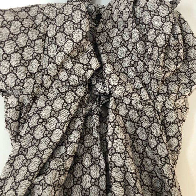 Gucci Gucci GG Logo Tie-Neck Dress Size 38 Size XS / US 0-2 / IT 36-38 - 10 Thumbnail
