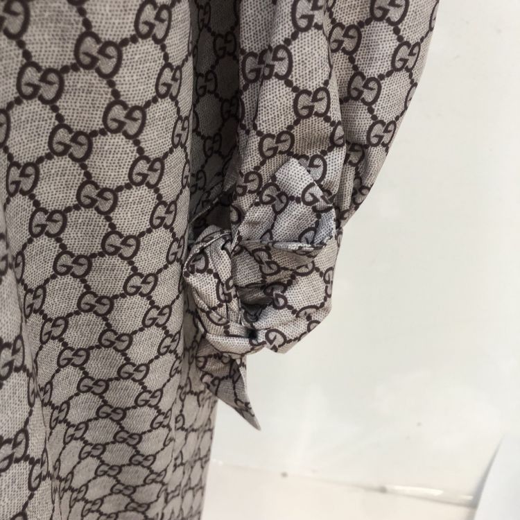 Gucci Gucci GG Logo Tie-Neck Dress Size 38 Size XS / US 0-2 / IT 36-38 - 6 Thumbnail