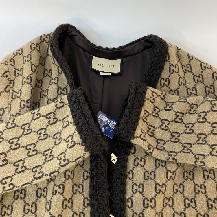 Gucci Gucci GG Monogram Cardigan Size M Size US M / EU 48-50 / 2 - 10 Thumbnail
