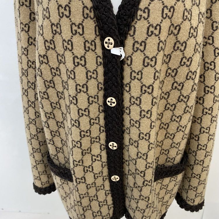 Gucci Gucci GG Monogram Cardigan Size M Size US M / EU 48-50 / 2 - 6 Thumbnail