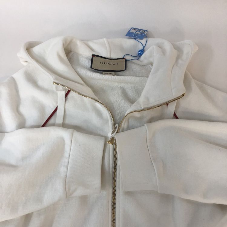 Gucci Gucci Stripe Logo Zip Hoodie Size S Size US S / EU 44-46 / 1 - 10 Thumbnail