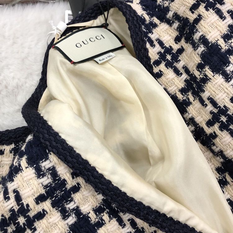 Gucci Gucci Houndstooth Tweed Jacket Size 38 Size XS / US 0-2 / IT 36-38 - 6 Thumbnail