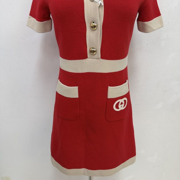 Gucci Gucci Interlocking G Knit Mini Dress XS Size XS / US 0-2 / IT 36-38 - 9 Thumbnail