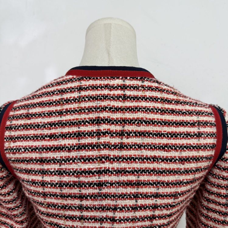 Gucci Gucci Striped Tweed Jacket Skirt Set Size 36 Size XS / US 0-2 / IT 36-38 - 15 Thumbnail