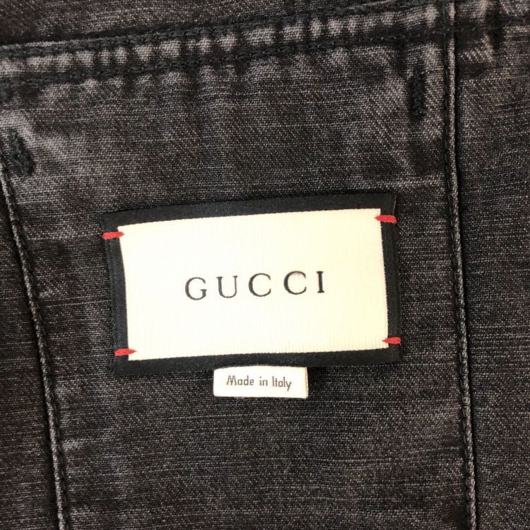 Gucci Gucci Panther Studded Denim Jacket Size 48 Size US M / EU 48-50 / 2 - 3 Thumbnail