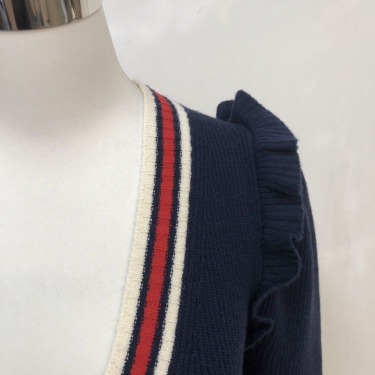 Gucci Gucci Ruffle Trim Cardigan Size M Size M / US 6-8 / IT 42-44 - 8 Thumbnail