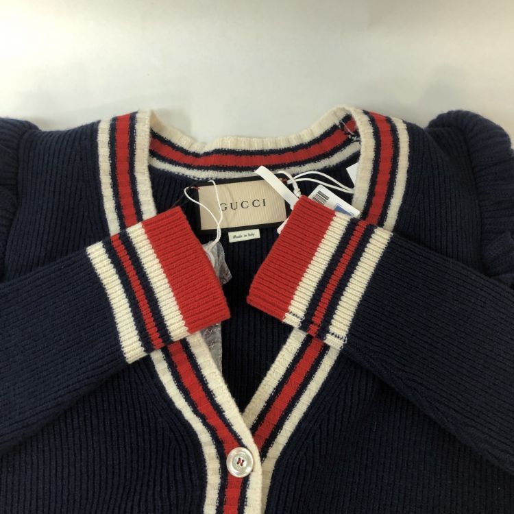 Gucci Gucci Ruffle Trim Cardigan Size M Size M / US 6-8 / IT 42-44 - 10 Thumbnail