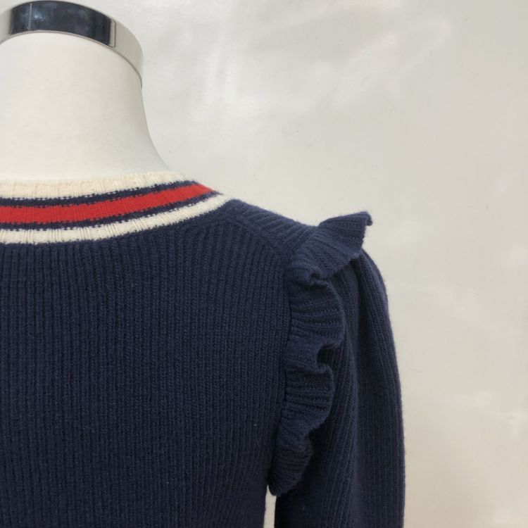 Gucci Gucci Ruffle Trim Cardigan Size M Size M / US 6-8 / IT 42-44 - 9 Thumbnail