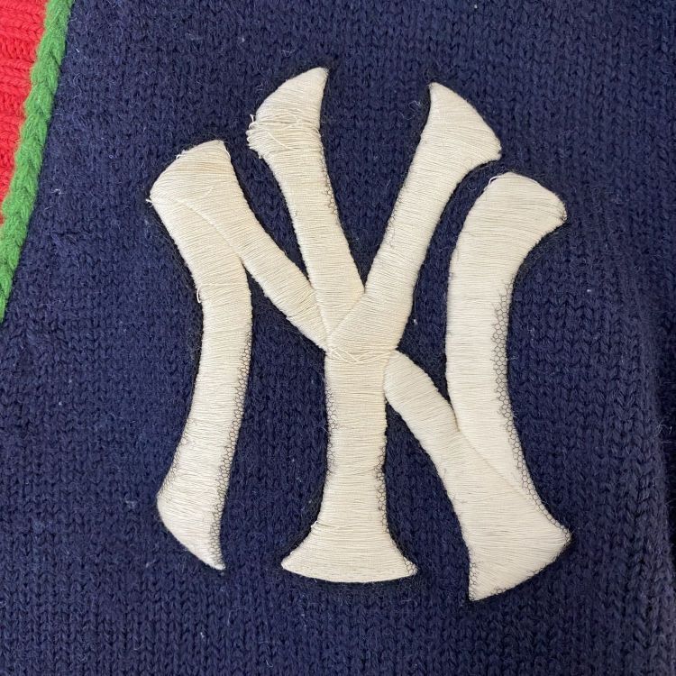 Gucci Gucci NY Yankees Wool Cardigan Size M Size US M / EU 48-50 / 2 - 6 Thumbnail