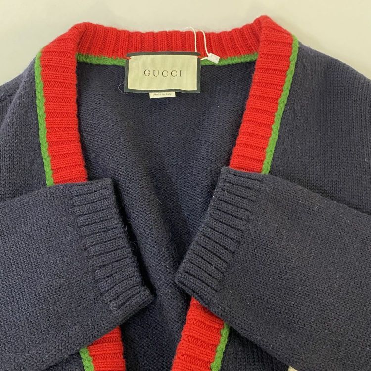 Gucci Gucci NY Yankees Wool Cardigan Size M Size US M / EU 48-50 / 2 - 11 Thumbnail