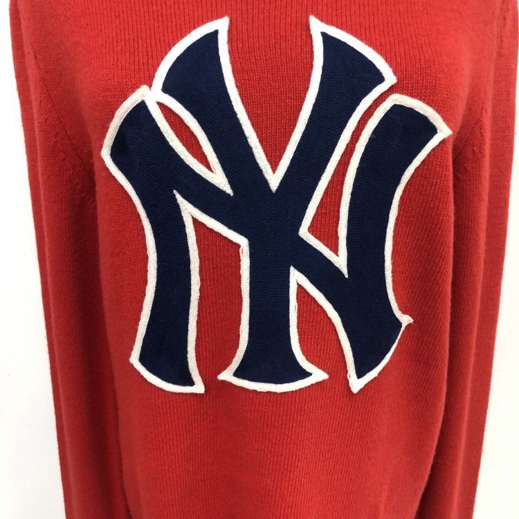 Gucci Gucci x New York Yankees Logo Jewel Knit Sweater Size S Size US S / EU 44-46 / 1 - 11 Thumbnail