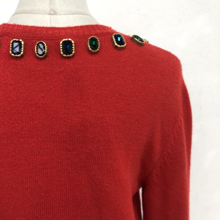 Gucci Gucci x New York Yankees Logo Jewel Knit Sweater Size S Size US S / EU 44-46 / 1 - 8 Thumbnail