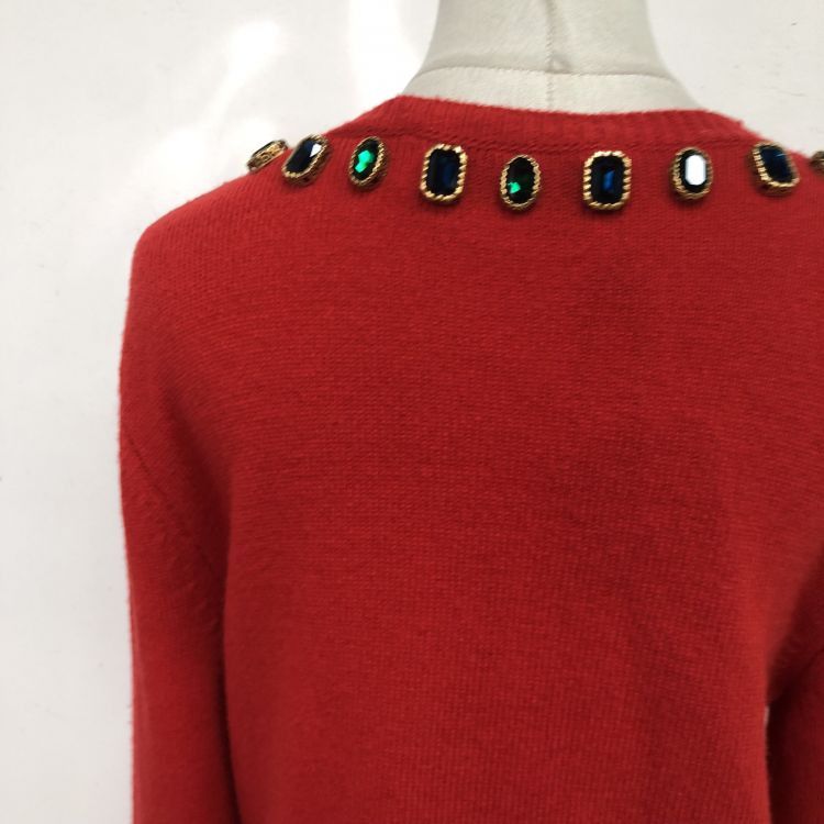 Gucci Gucci x New York Yankees Logo Jewel Knit Sweater Size S Size US S / EU 44-46 / 1 - 7 Thumbnail