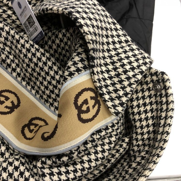 Gucci Gucci Houndstooth Logo Tape Jacket Size 50 Size US M / EU 48-50 / 2 - 9 Thumbnail