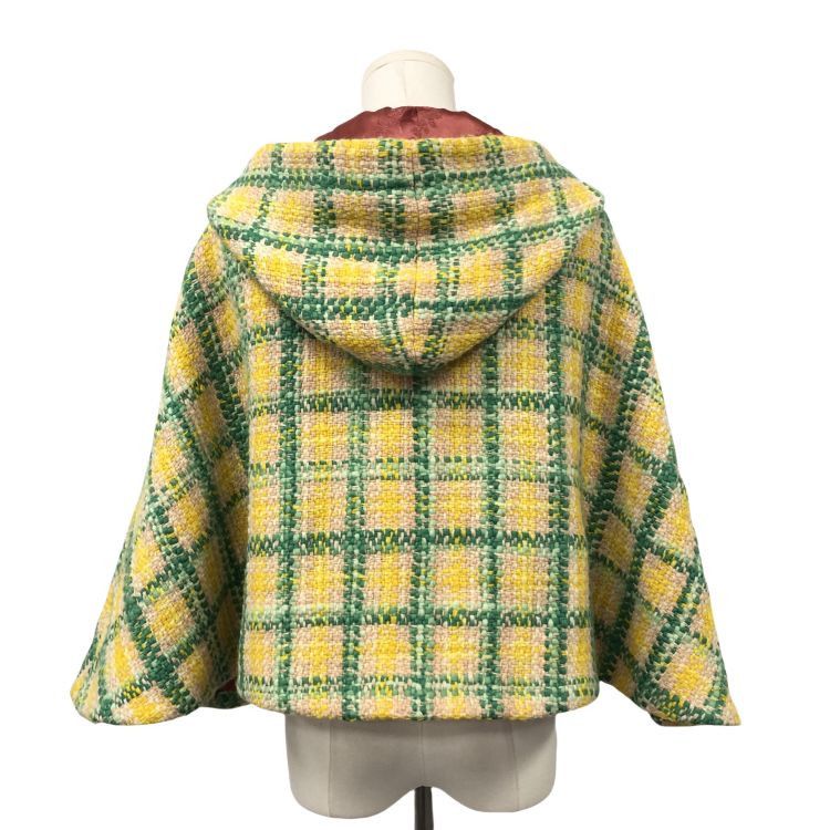 Gucci Gucci Plaid Hooded Cape Size M Size M / US 6-8 / IT 42-44 - 2 Thumbnail