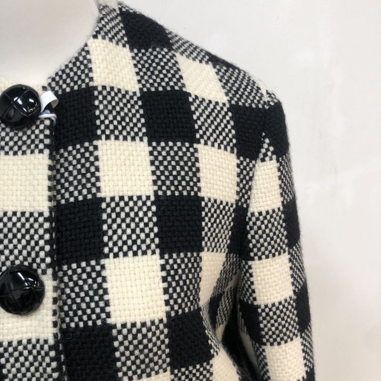 Gucci Gucci Checkered Wool Blazer Size 36 Size XS / US 0-2 / IT 36-38 - 9 Thumbnail