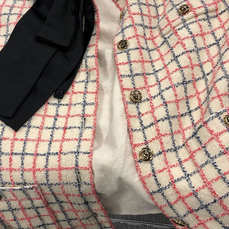 Gucci Gucci Plaid Tweed Jacket Size 42 Size M / US 6-8 / IT 42-44 - 7 Thumbnail
