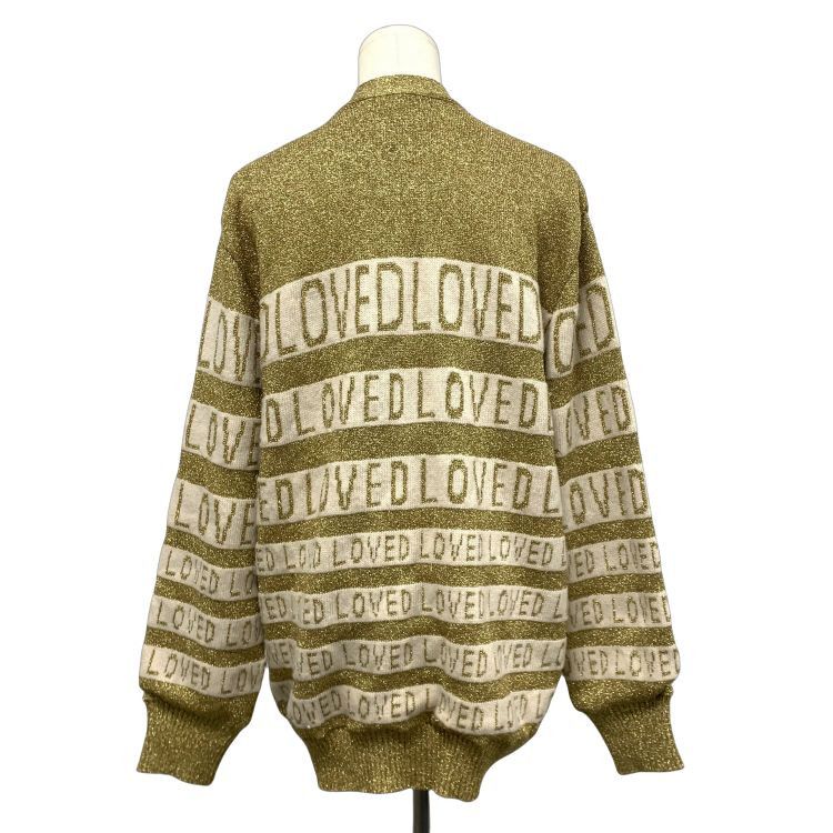 Gucci Gucci Loved Metallic Gold Knit Cardigan Size L Size US L / EU 52-54 / 3 - 2 Thumbnail