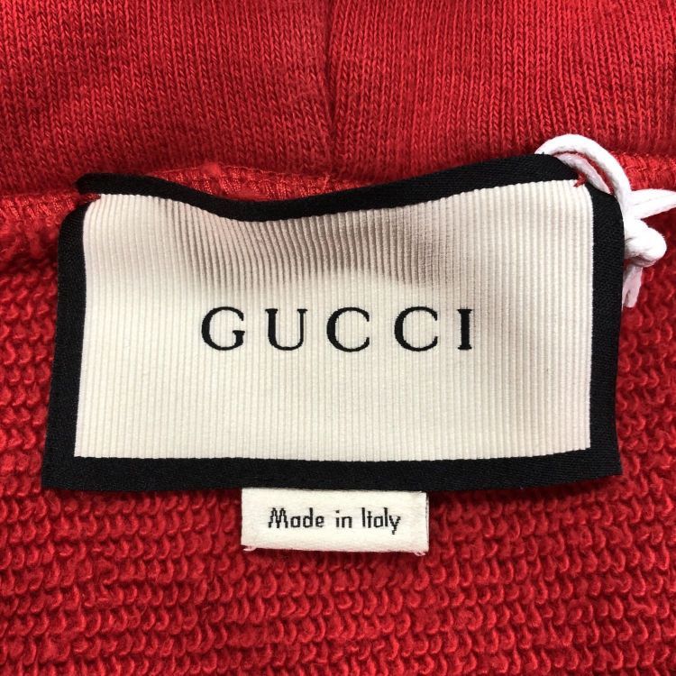 Gucci Gucci x Disney Donald Duck Hoodie Red Size L Size US L / EU 52-54 / 3 - 3 Thumbnail