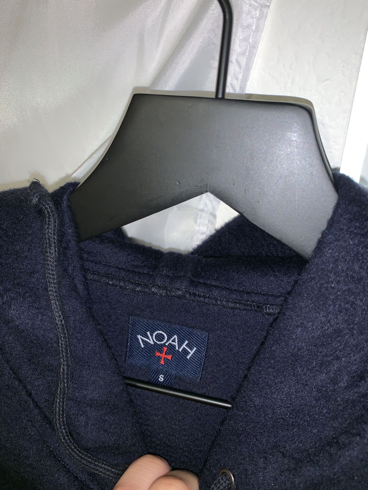 Noah Baby Camel Hair Hoodie Navy SOLD OUT Size US S / EU 44-46 / 1 - 5 Thumbnail