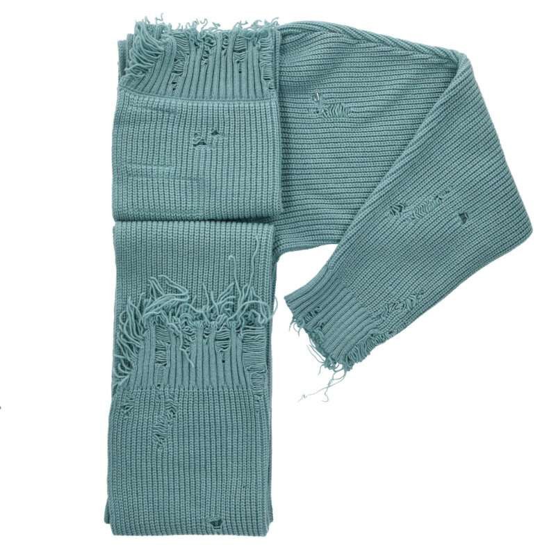 Maison MIHARA YASUHIRO MIHARAYASUHIRO Scarf Blue Size FREE Size ONE SIZE - 2 Thumbnail