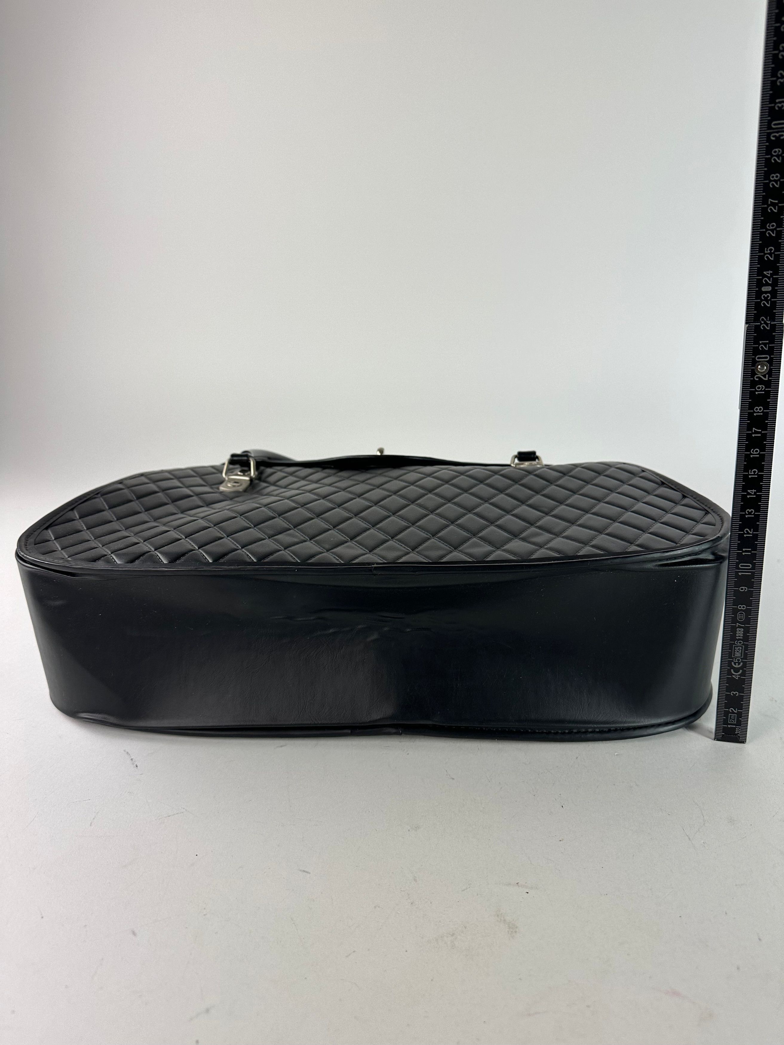 Comme des Garcons Vintage Comme des Garçons Patent Quilted Top-Handle Bag Blac Size ONE SIZE - 10 Thumbnail