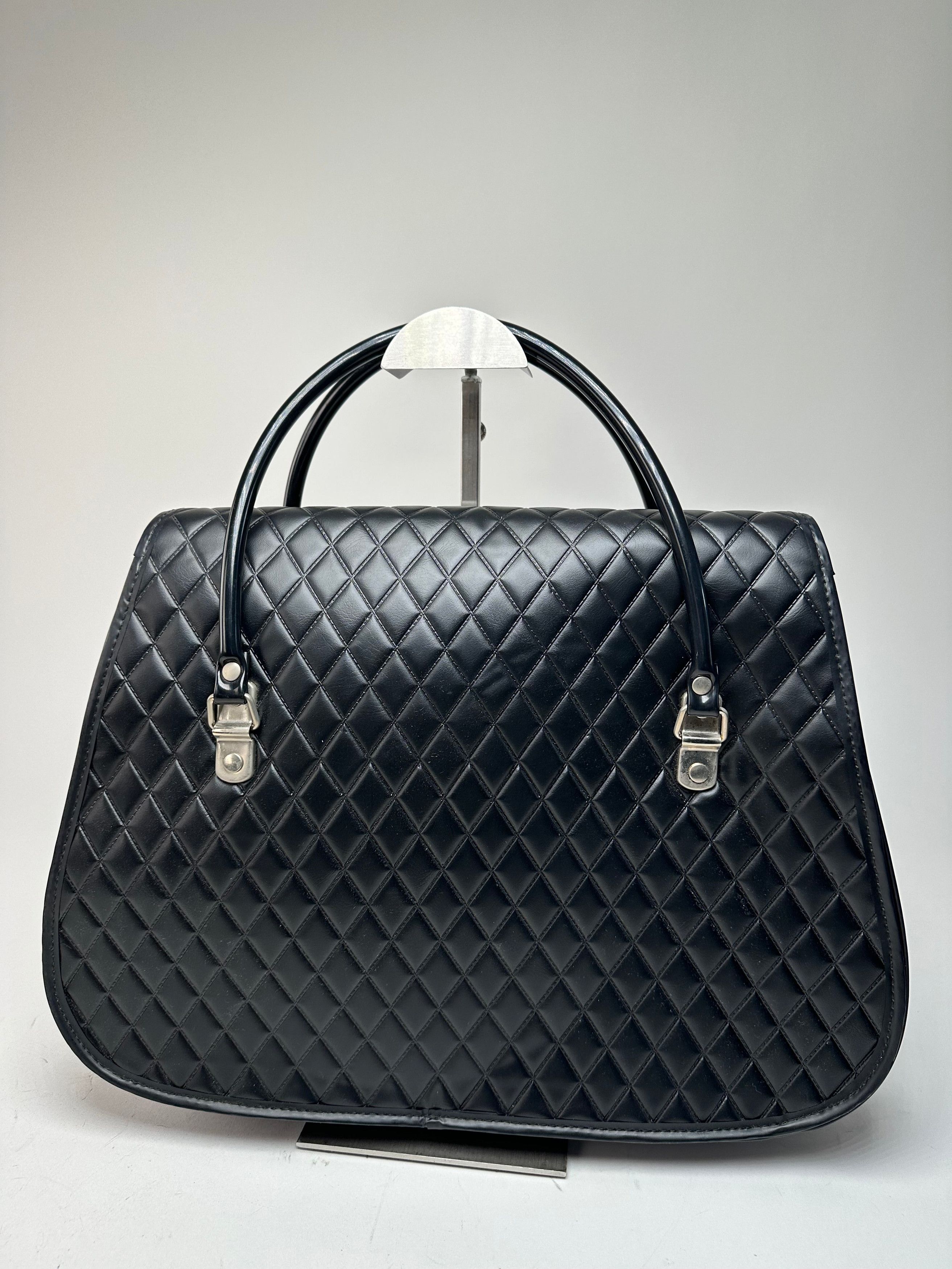 Comme des Garcons Vintage Comme des Garçons Patent Quilted Top-Handle Bag Blac Size ONE SIZE - 12 Thumbnail