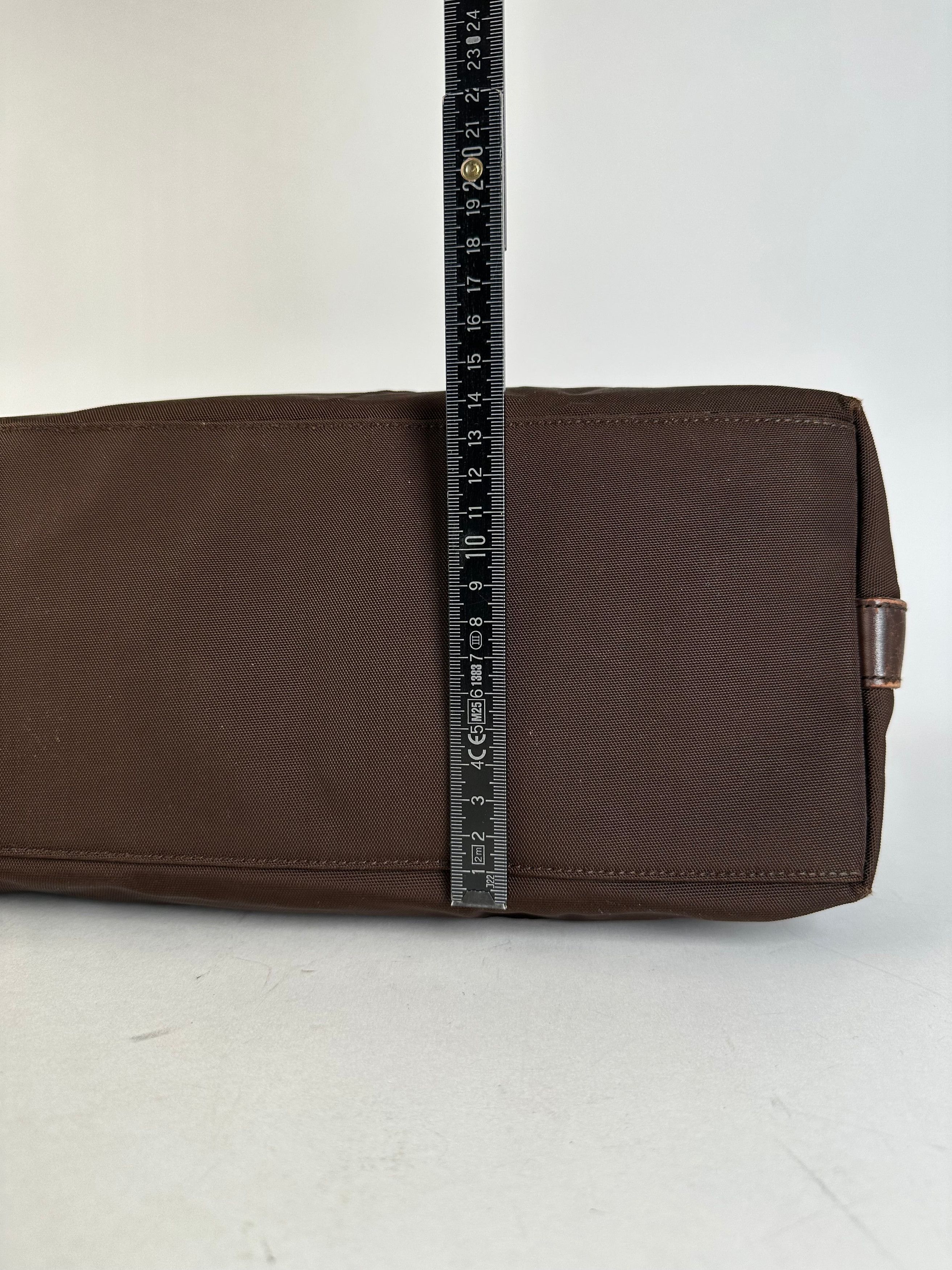 Gucci Vintage Fabric Shoulder Bag Brown Size ONE SIZE - 10 Thumbnail