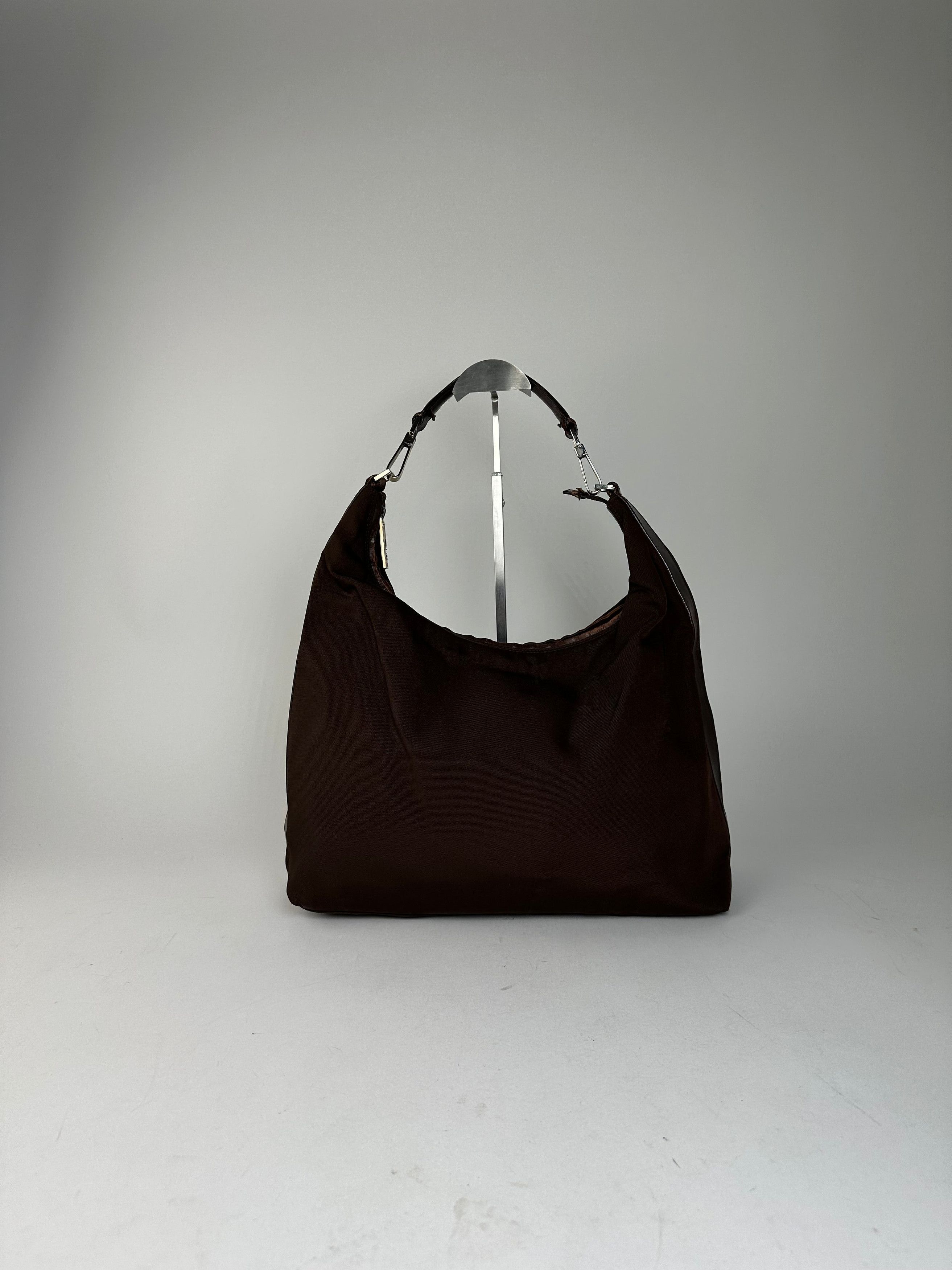 Gucci Vintage Fabric Shoulder Bag Brown Size ONE SIZE - 15 Thumbnail