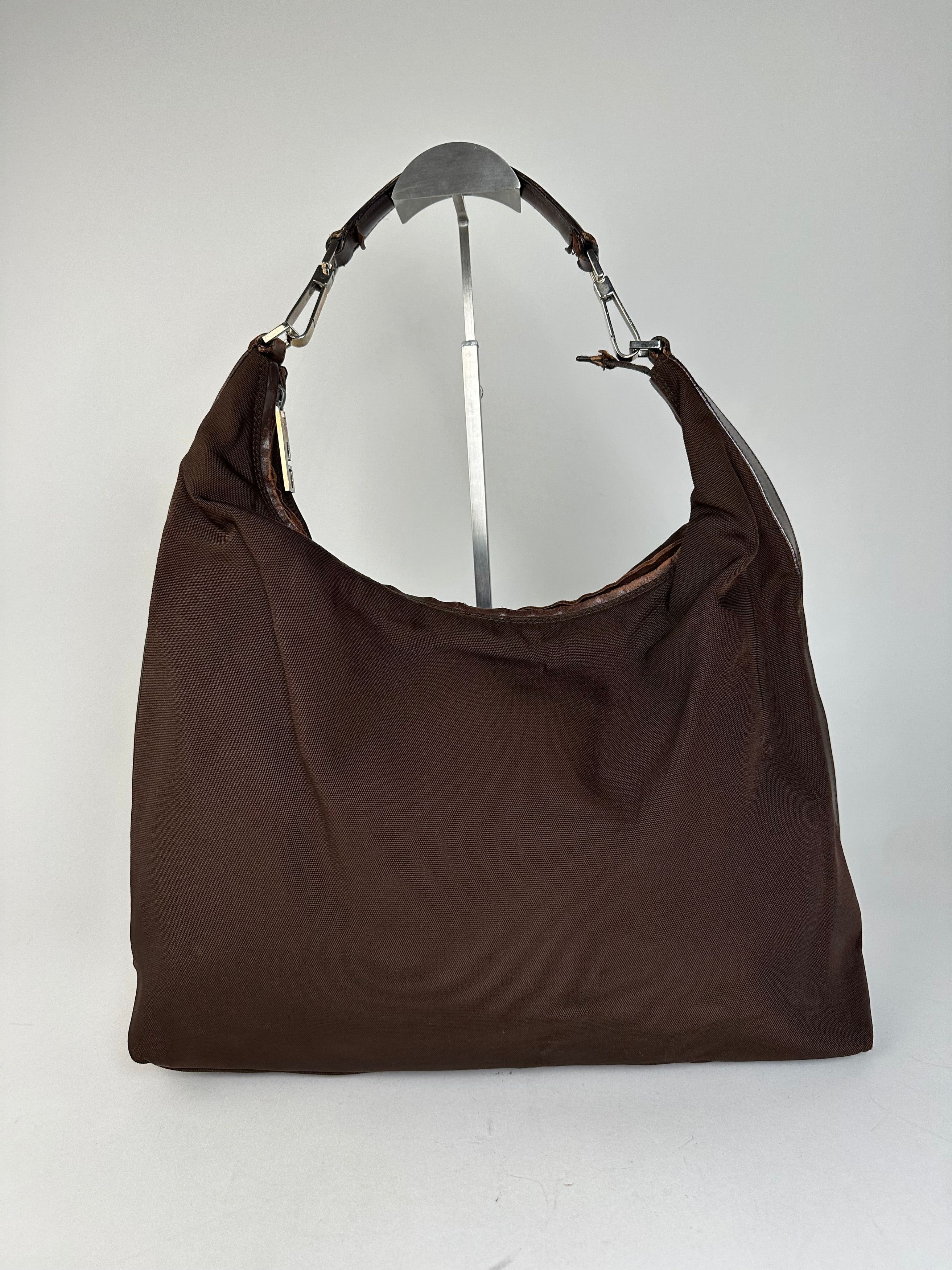 Gucci Vintage Fabric Shoulder Bag Brown Size ONE SIZE - 2 Thumbnail