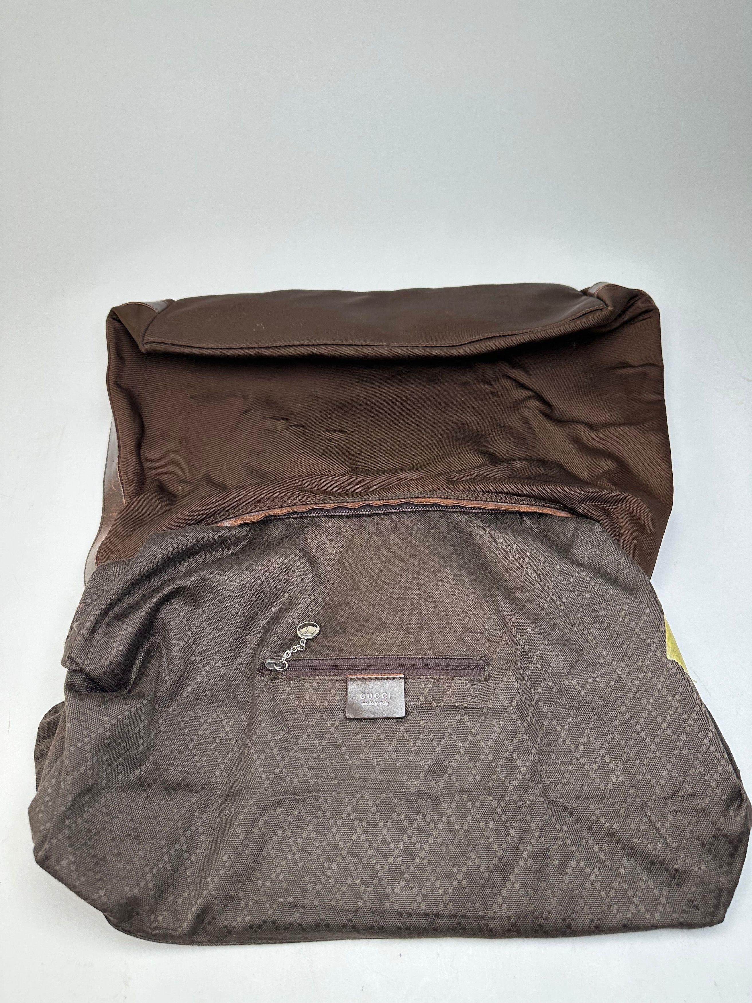 Gucci Vintage Fabric Shoulder Bag Brown Size ONE SIZE - 4 Thumbnail